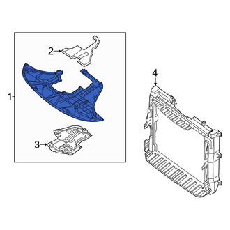 Kia OE - Front Radiator Support Splash Shield