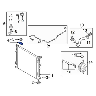 Kia OE - Upper Radiator Mount Bracket