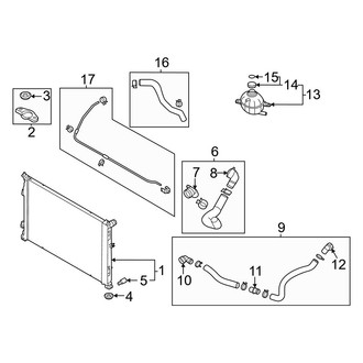 Kia OE - Cooling - Radiator & Components (F Engine VIN Character)
