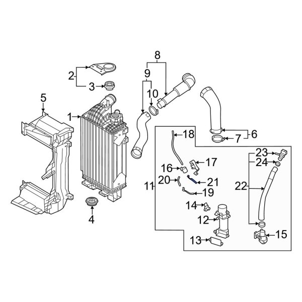 Turbocharger Oil Line