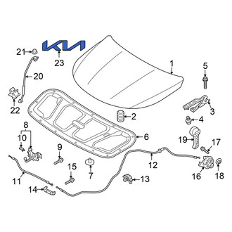 Kia OE - Front Hood Emblem