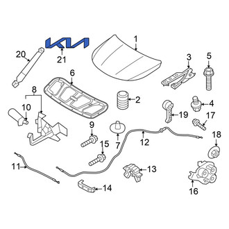 Kia OE - Front Hood Emblem
