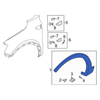 Kia OE - Front Left Wheel Arch Molding