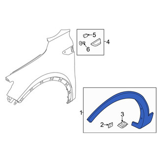 Kia OE - Front Left Wheel Arch Molding