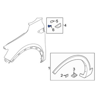 Kia OE - Fender Molding Screw