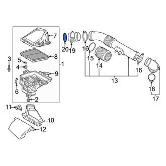 Kia OE - Mass Air Flow Sensor O-Ring