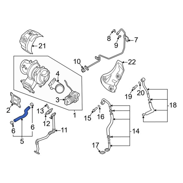 Turbocharger Inlet Hose