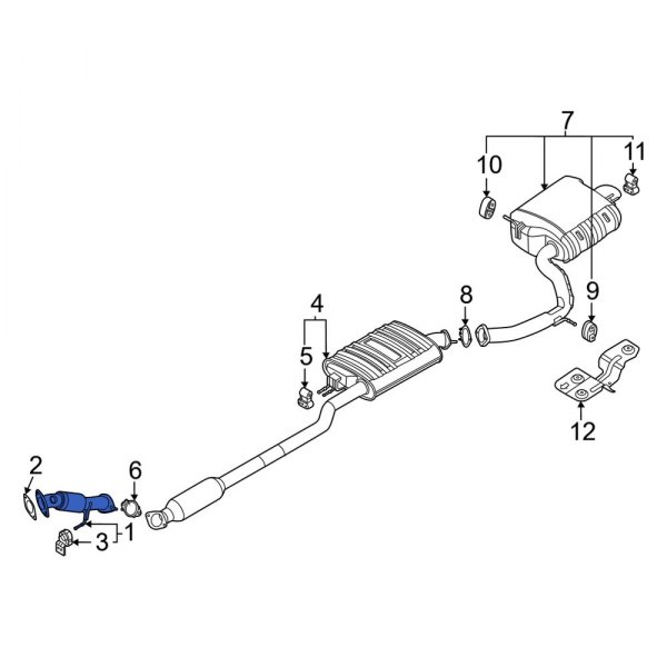 Exhaust Intermediate Pipe