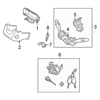 Kia OE - Steering Column - Shroud, Switches & Levers (EX / LX / S / SX / SX Prestige / X-Line S / X-Line SX Prestige)