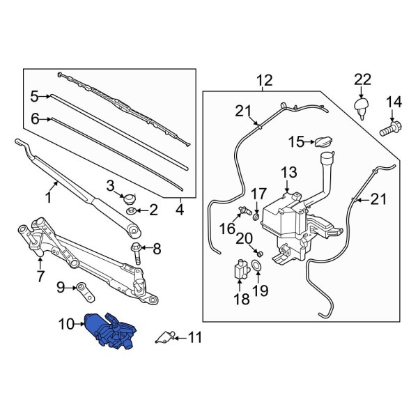 Windshield Wiper Motor