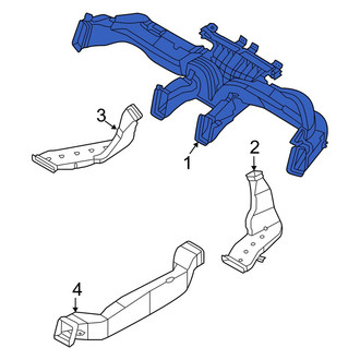 Kia OE - Front Upper Instrument Panel Air Duct