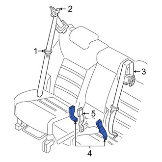 Kia OE - Center Right Seat Belt Receptacle
