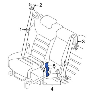 Kia OE - Center Left Seat Belt Receptacle