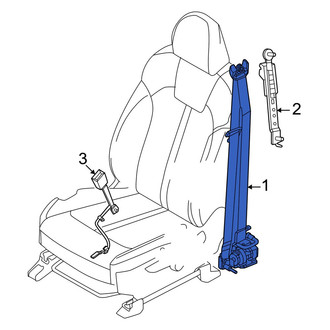 Kia OE - Center Right Seat Belt Lap and Shoulder Belt