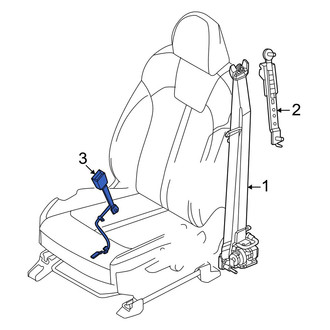 Kia OE - Center Left Seat Belt Receptacle