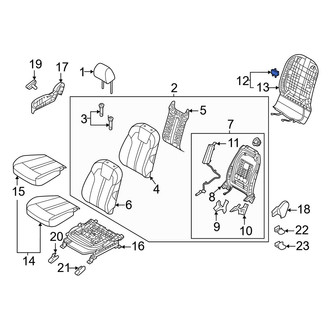 Kia OE - Front Right Seat Back Panel