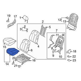 Kia OE - Front Right Seat Cushion Foam