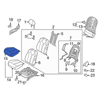 Kia OE - Front Right Seat Cover