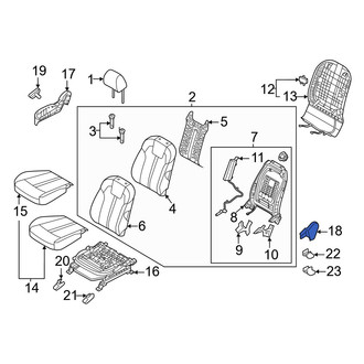 Kia OE - Front Right Outer Seat Trim Panel