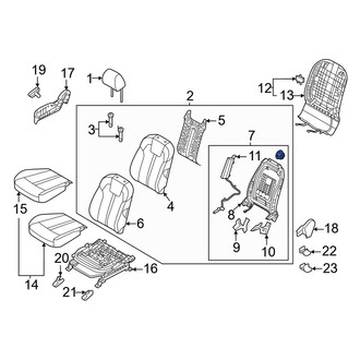 Kia OE - Front Right Seat Back Frame