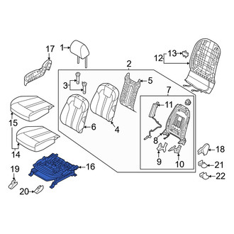 Kia OE - Front Left Seat Track
