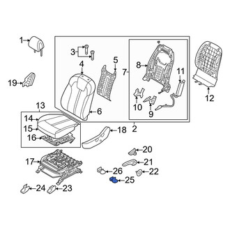 Kia OE - Seat Track Cover