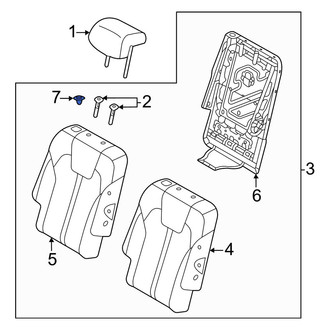Kia OE - Center Right Power Seat Switch