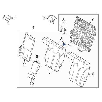 Kia OE - Center Left Power Seat Switch