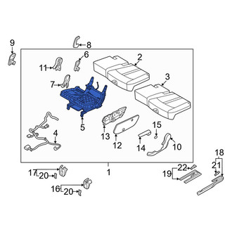 Kia OE - Center Left Seat Track