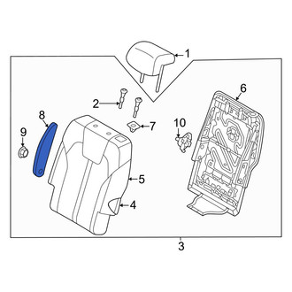 Kia OE - Center Left Seat Armrest