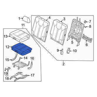 Kia OE - Rear Left Seat Cushion Foam