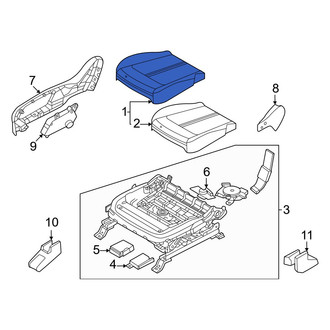 Kia OE - Center Left Seat Cushion Foam