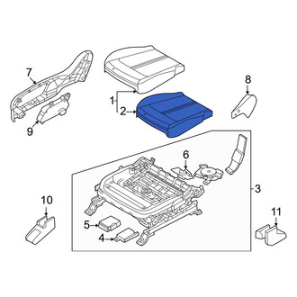 Kia OE - Center Right Seat Cover