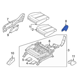 Kia OE - Front Left Outer Seat Trim Panel