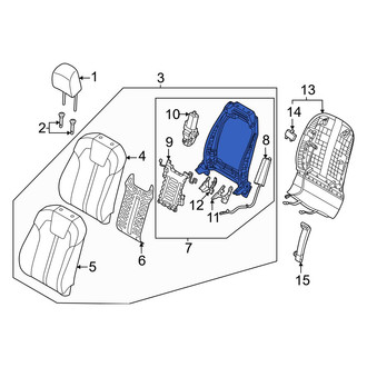 Kia OE - Front Left Seat Back Frame