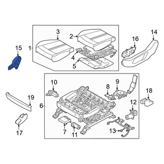 Kia OE - Front Left Inner Seat Trim Panel