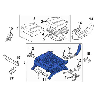 Kia OE - Center Left Seat Track