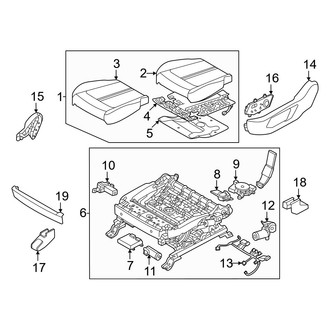 Kia OE - Center Right Seat Cushion Foam