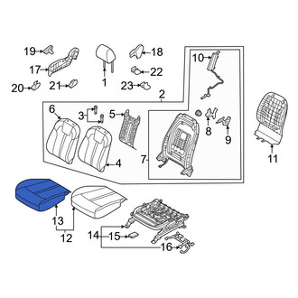 Kia OE - Front Left Seat Cover