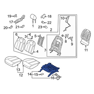 Kia OE - Front Right Seat Track