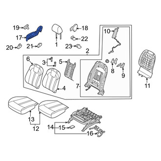 Kia OE - Front Right Inner Seat Trim Panel