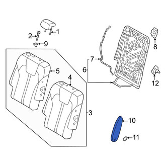 Kia OE - Center Right Seat Armrest