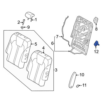 Kia OE - Center Right Seat Armrest Bracket