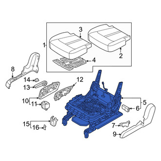 Kia OE - Center Right Seat Track