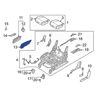 Kia OE - Right Seat Trim Panel Bracket