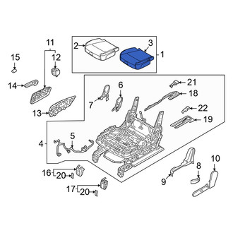 Kia OE - Center Right Seat Cover
