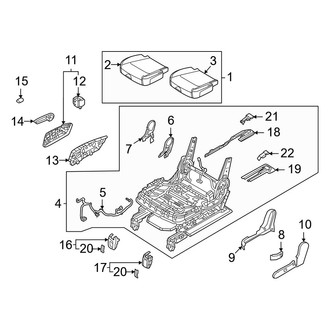 Kia OE - Center Right Seat Cushion Foam