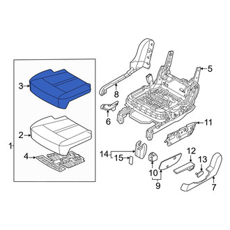 Kia OE - Center Left Seat Cover