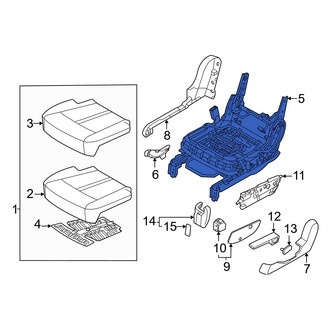Kia OE - Center Left Seat Track
