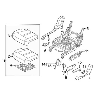 Kia OE - Center Left Seat Cushion Foam